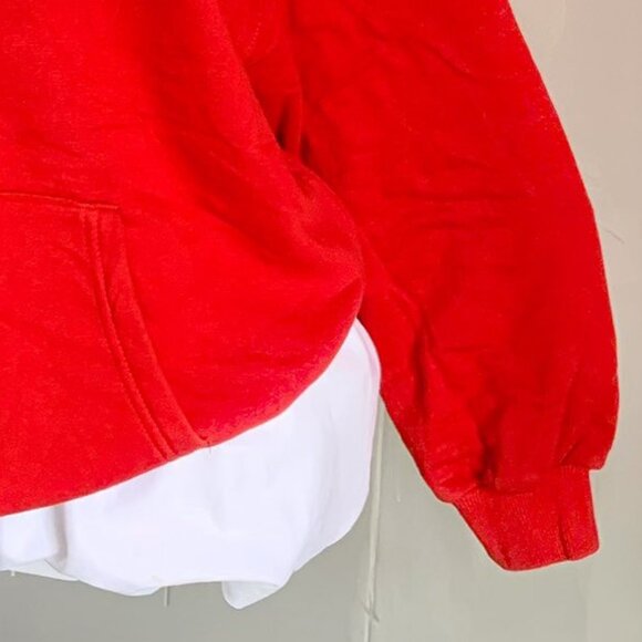 Chinese Lion Dance Red Hoodie Sweatshirt - Picture 4 of 4